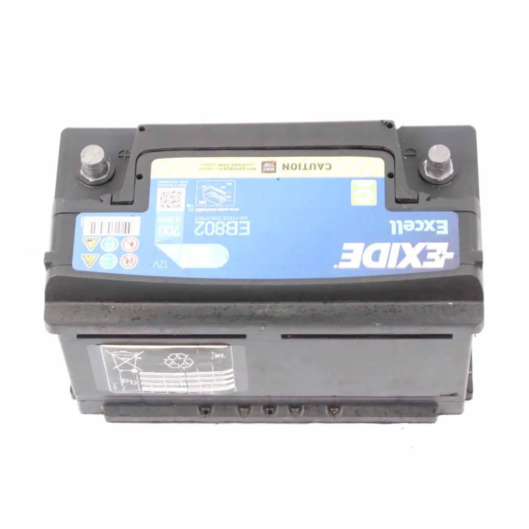 Exide Battery Excell EB802 80Ah 700A Accumulator 