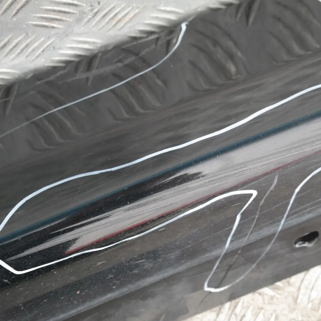 BMW E90 E91 Sill Strip Faldón lateral derecho Zafiro negro metalizado 475