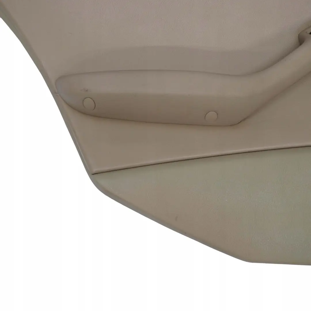 BMW 3 E46 Berlina Touring Panel Trasero Izquierdo Puerta Tarjeta Cuero Beige 