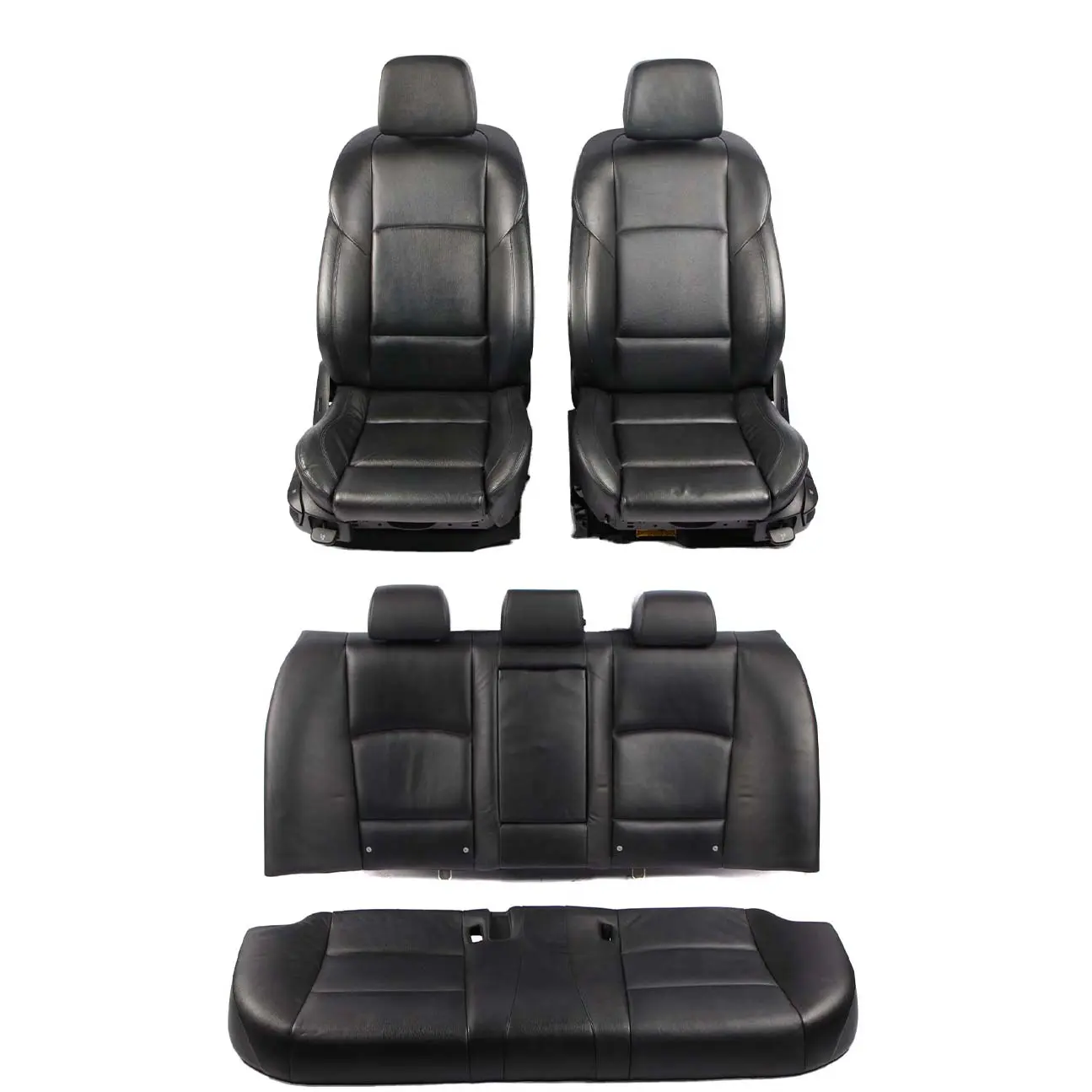 BMW F10 Saloon Heated M Sport Black Leather Interior Seats Seat with Door Cards