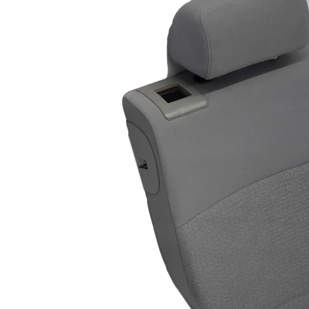 BMW 3 E46 Touring Rear Seat Right O/S Backrest Cover Cloth Jacquard Grey