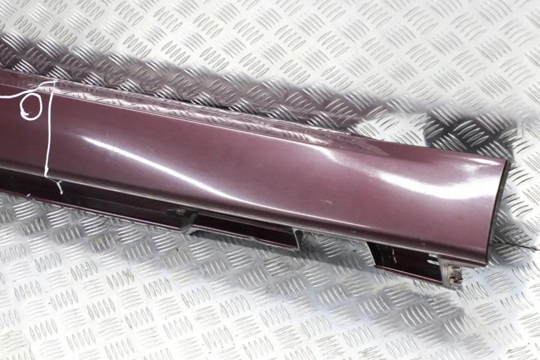 BMW 7 E65 Bas de Porte Couverture Seuil a Gauche Barbera Rouge - A39