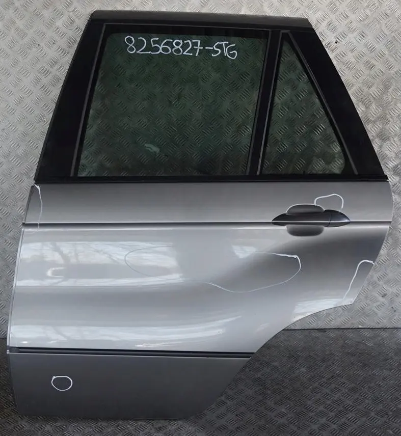 BMW X5 Series E53 Door Rear Left N/S Sterlinggrau Sterling Grey Metallic - 472