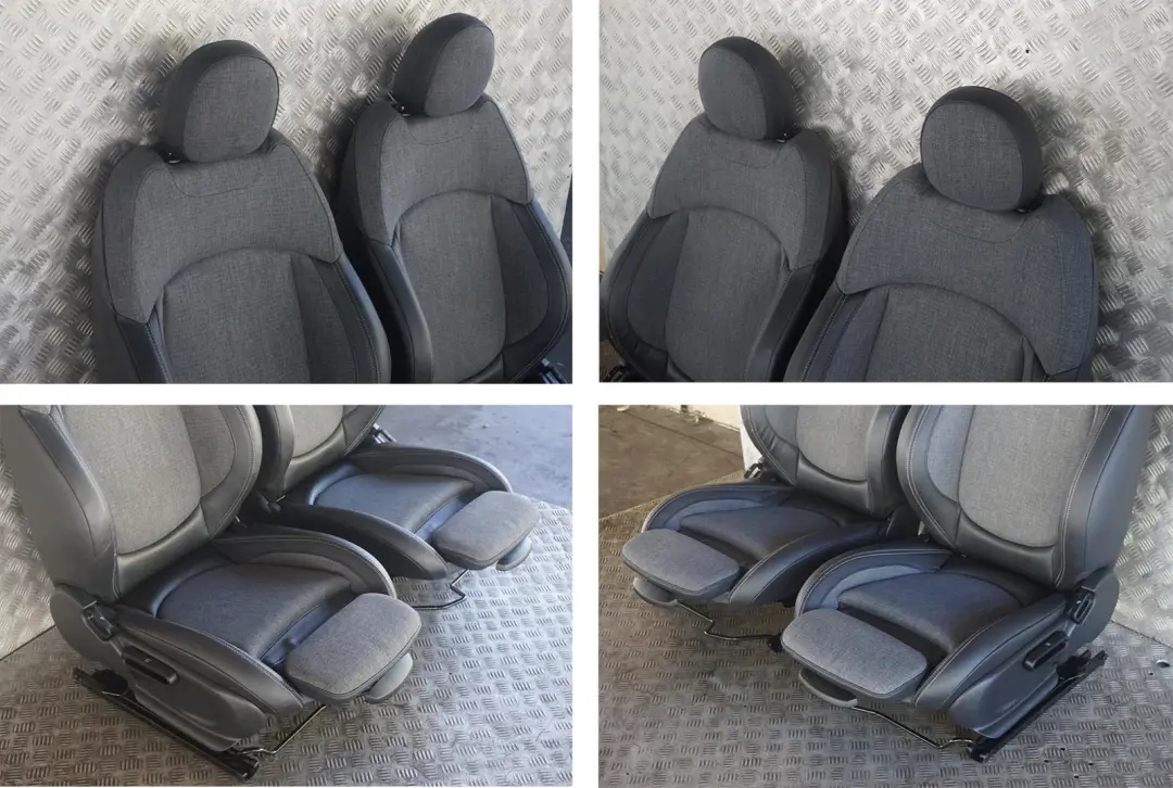 BMW Mini Cooper One F55 Sportsitze Sport Sitze Innenraum Stoff / Leder Schwarz