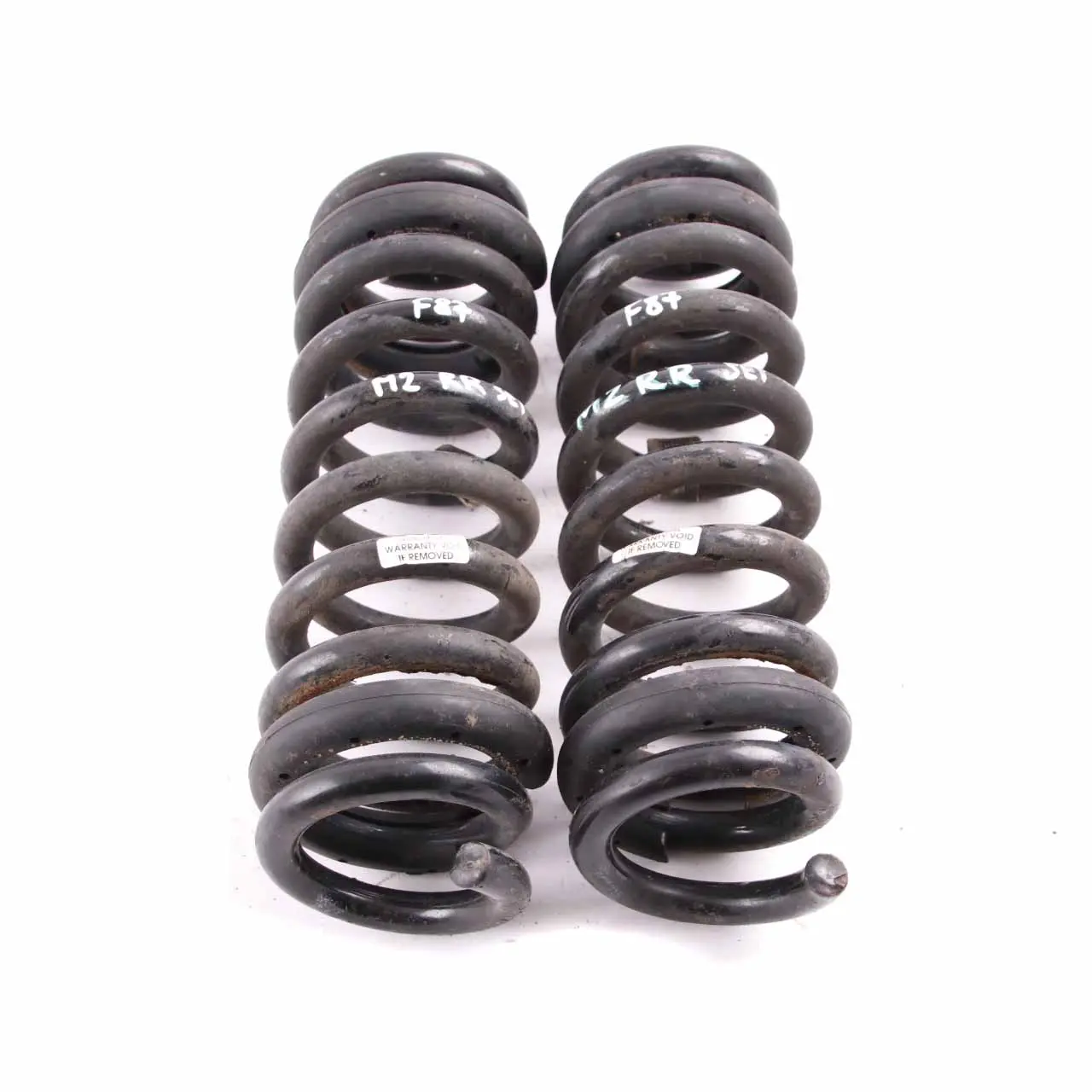 Coil Spring Set BMW F87 M2 Rear Left Right N/O/S Suspension Coil Spring