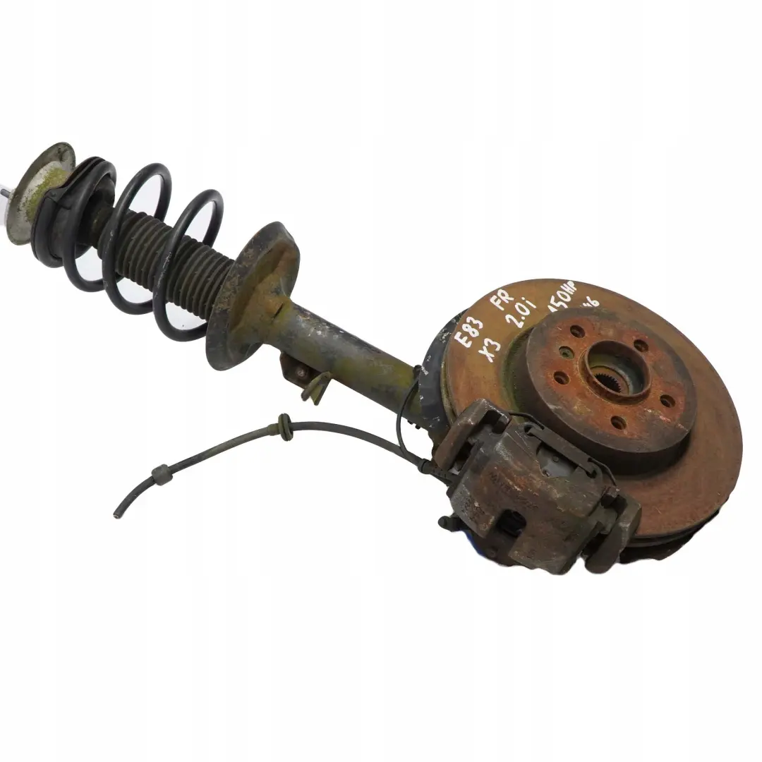 BMW 2.0i N46 Delantero Derecho Pierna Suspension Deportiva Eje Freno Disco Set