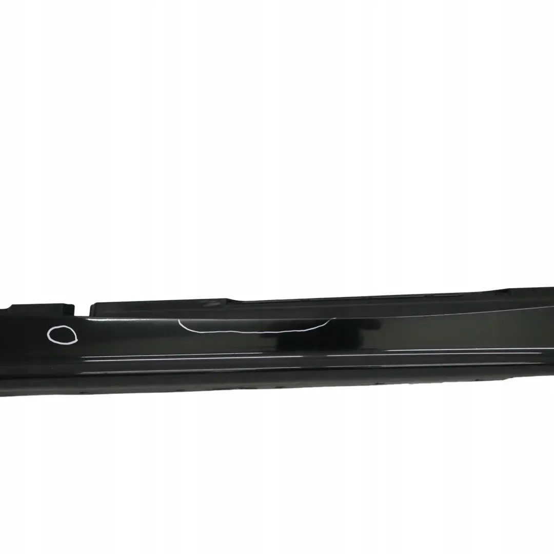 BMW 1 E87 2 Sill Strip Side Skirt Right O/S Black Sapphire Metallic - 475