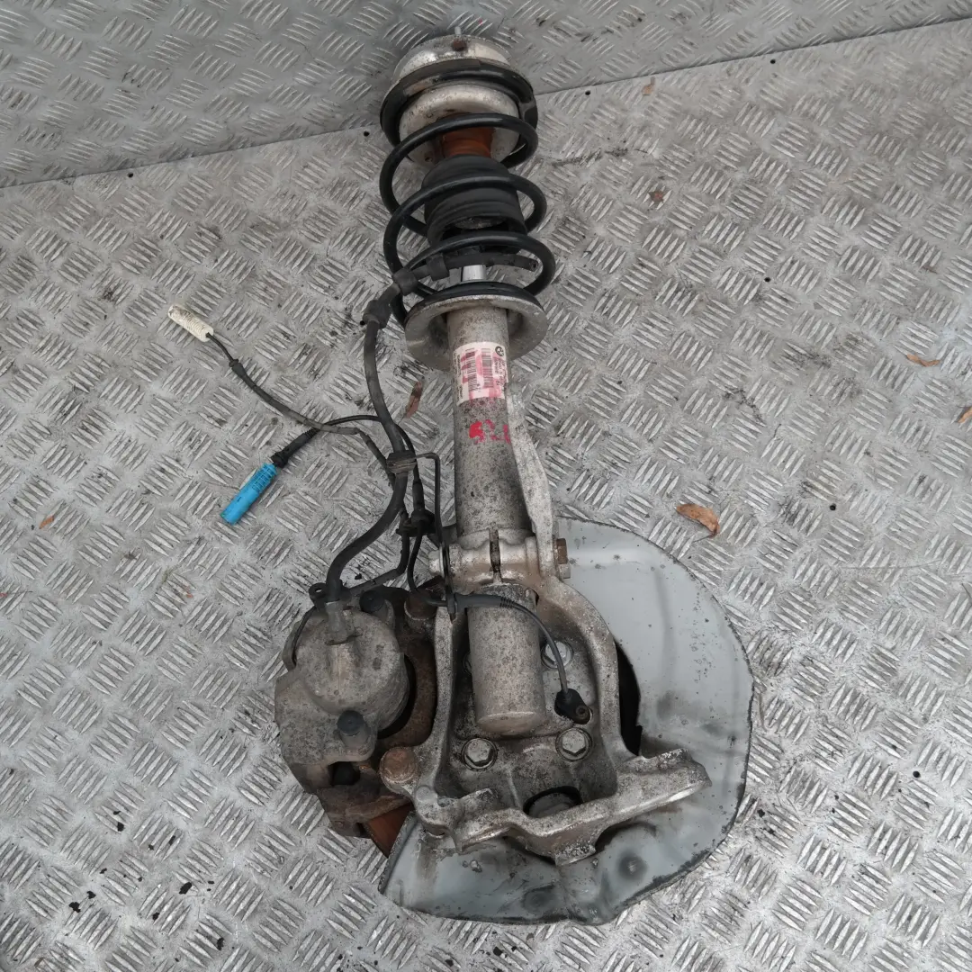 BMW E60 520D M47N2 DELANTERO IZQUIERDO MUELLE PUNTAL BUJE PATA PINZA DE FRENO