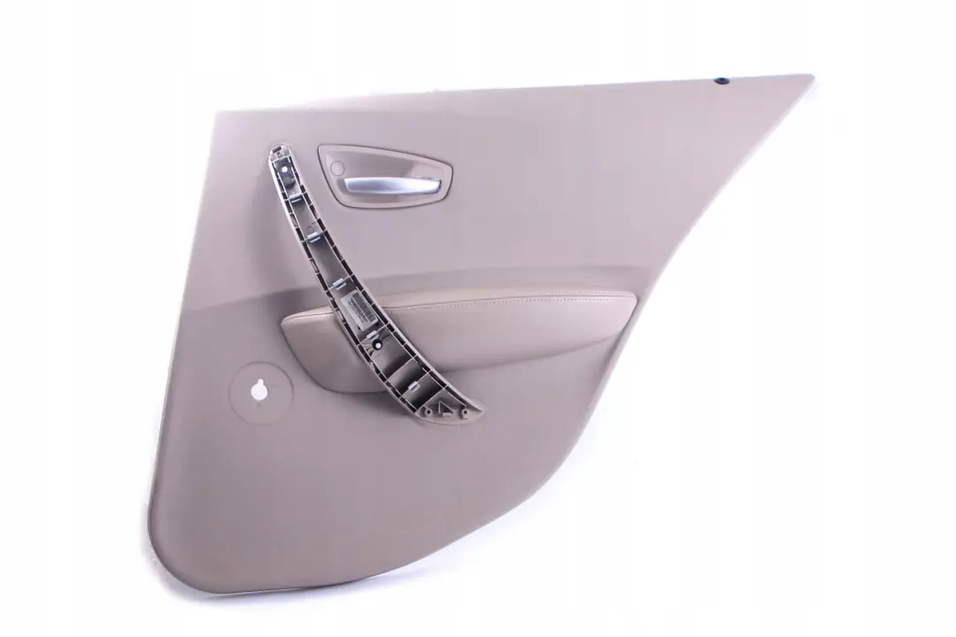 BMW E87 Trasera Derecha Tarjeta Puerta del Panel Ajuste Cuero Beige