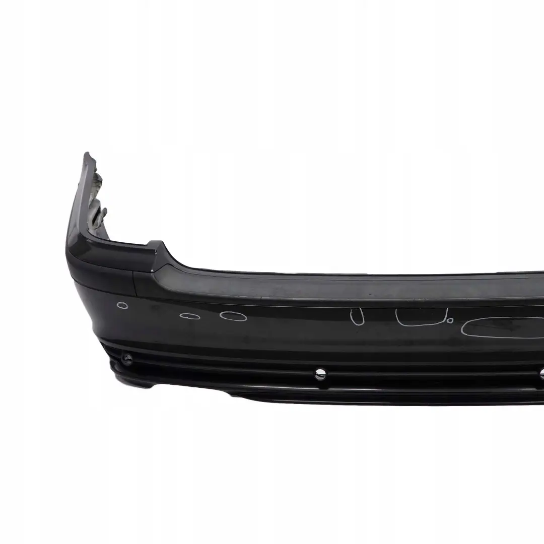 BMW 3 E46 Touring Rear Bumper Trim Panel Black Sapphire Metallic - 475