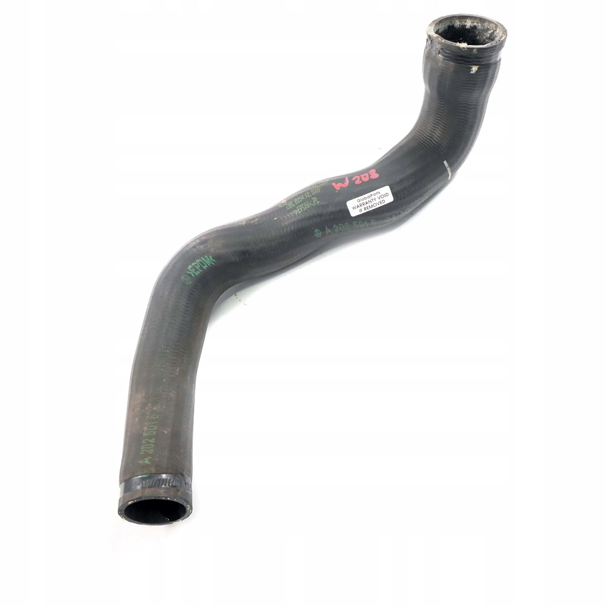 Mercedes-Benz W202 W208 Heat Exchanger Water Coolant Hose Pipe A2025015082