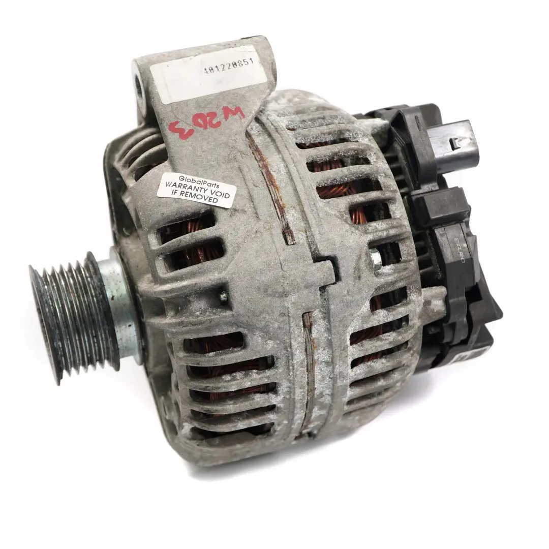 Mercedes-Benz W203 M111 C 180 Bosch Alternator Generator 0124515056