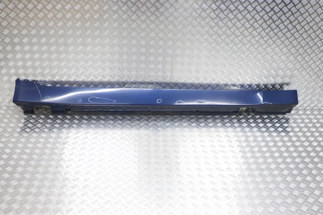 BMW 5 Series E61 Door Sill Side Cover Skirt Right O/S Mysticblau Mystic Blue - A07