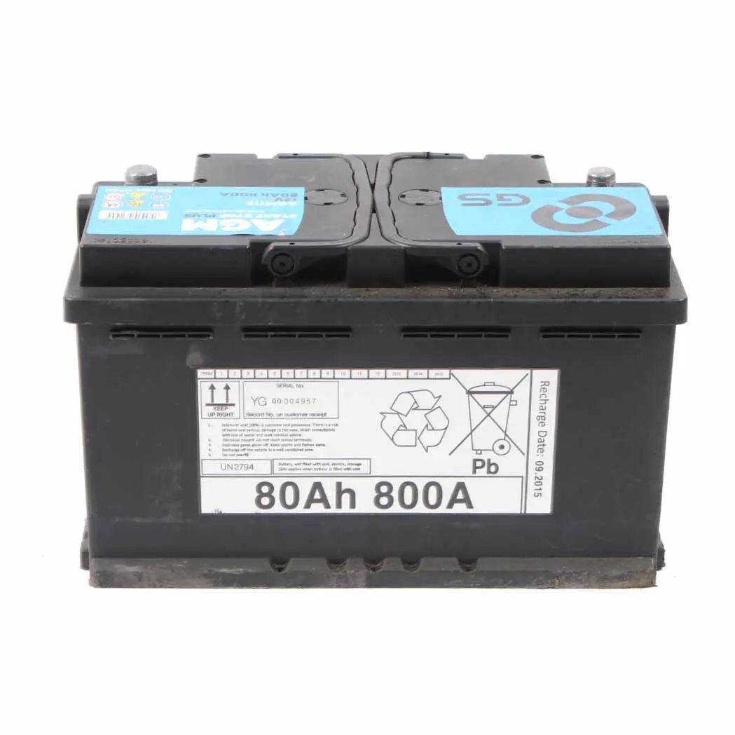 GS Accumulator Battery AGM Start Stop Plus 80Ah 800A 12V AGM115