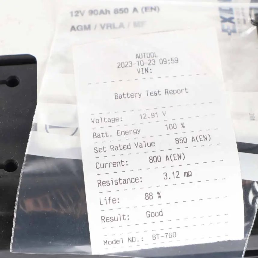 Land Rover Jaguar Exide 12V Accumulator Battery 90Ah 850A GX73-10655-BD