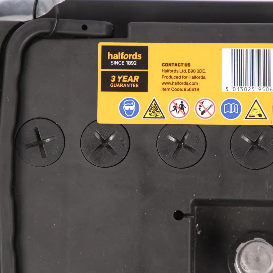 Halfords 12V Lead Acid Accumulator Battery 56Ah 480A HB013