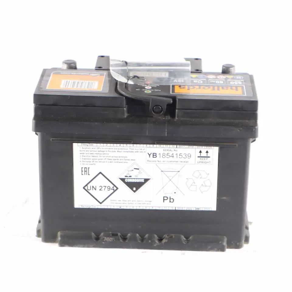 Halfords 12V Calcium Accumulator Battery 60Ah 550A HCB075