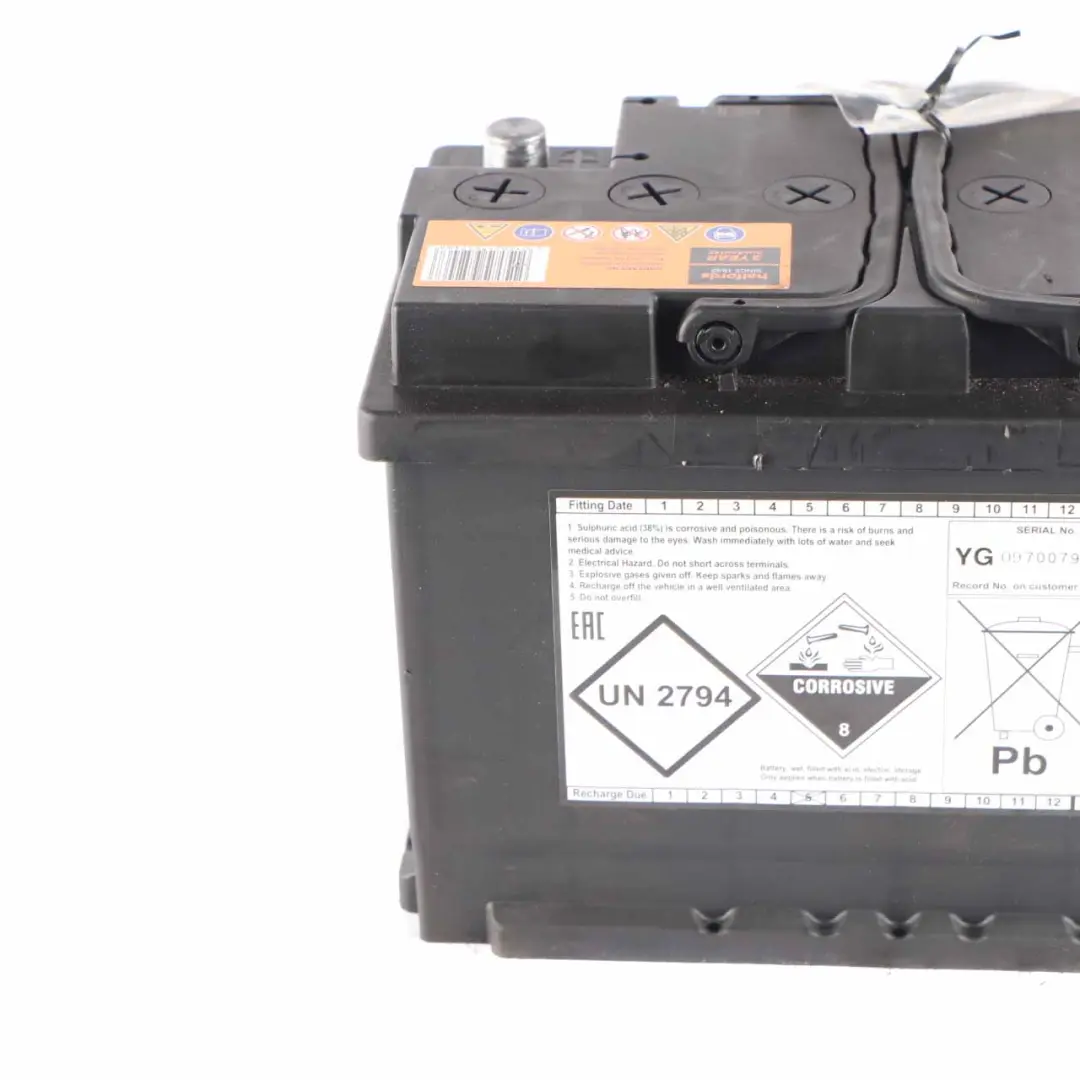 Halfords 12V Accumulator Battery 70Ah 640A HB096