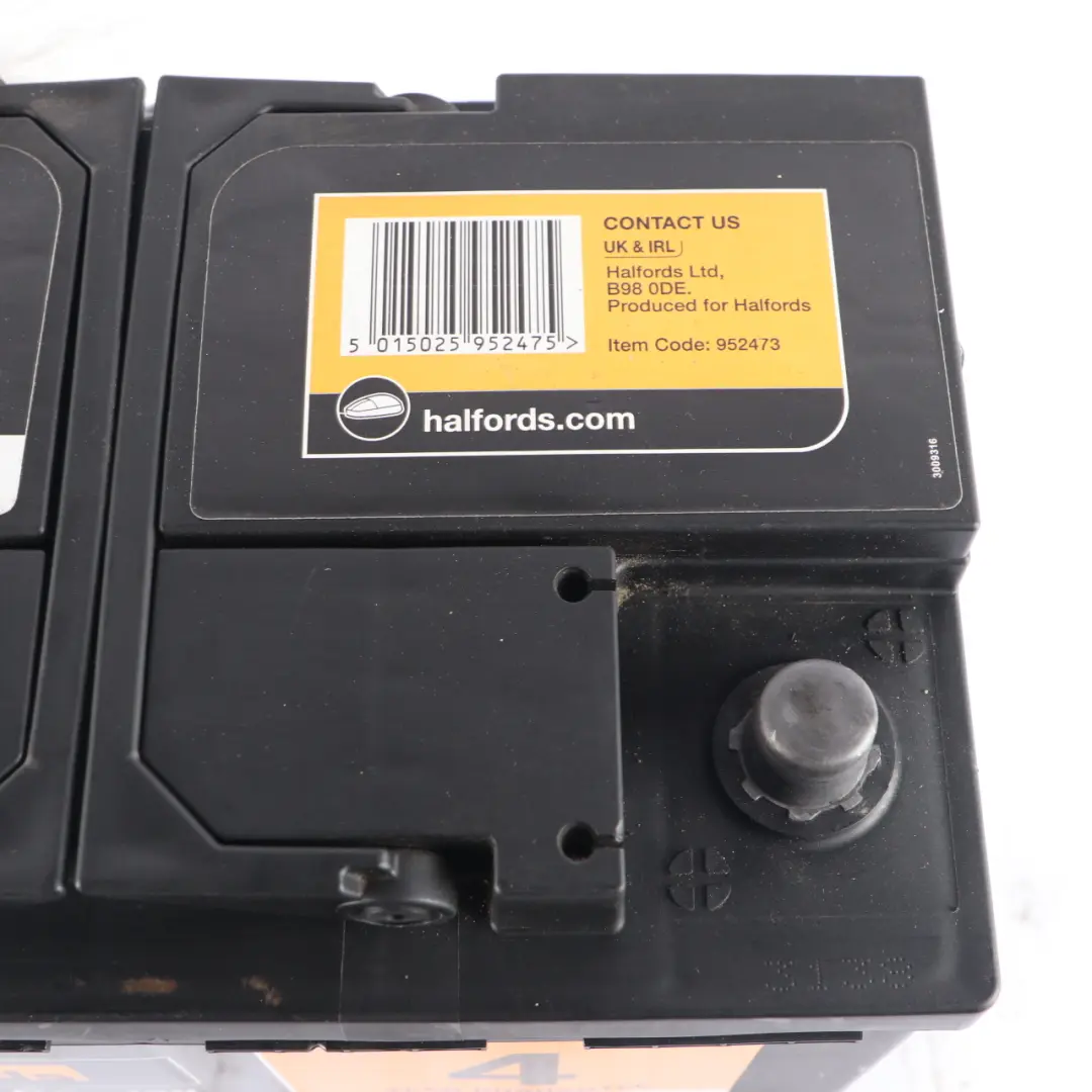 Halfords 12V Calcium Technology Accumulator Battery 75Ah 680A HCB096