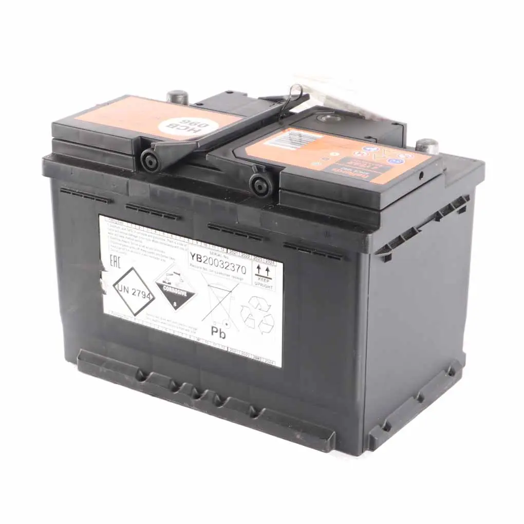 Halfords 12V Calcium Accumulator Battery 76Ah 680A HCB096