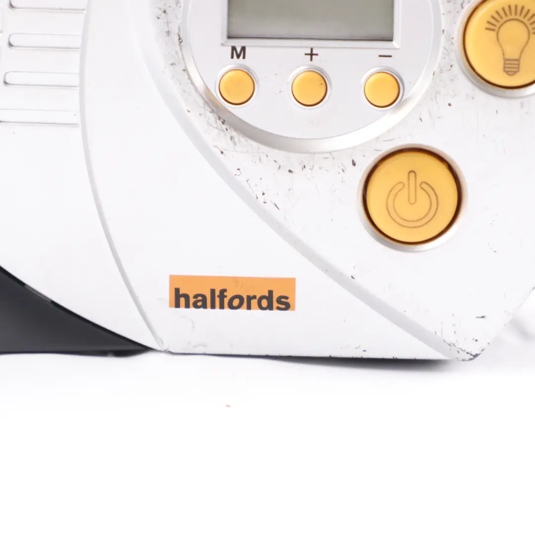 Halfords Rapid Digital Tyre Inflator Emergency Tyre Compressor Flashlight