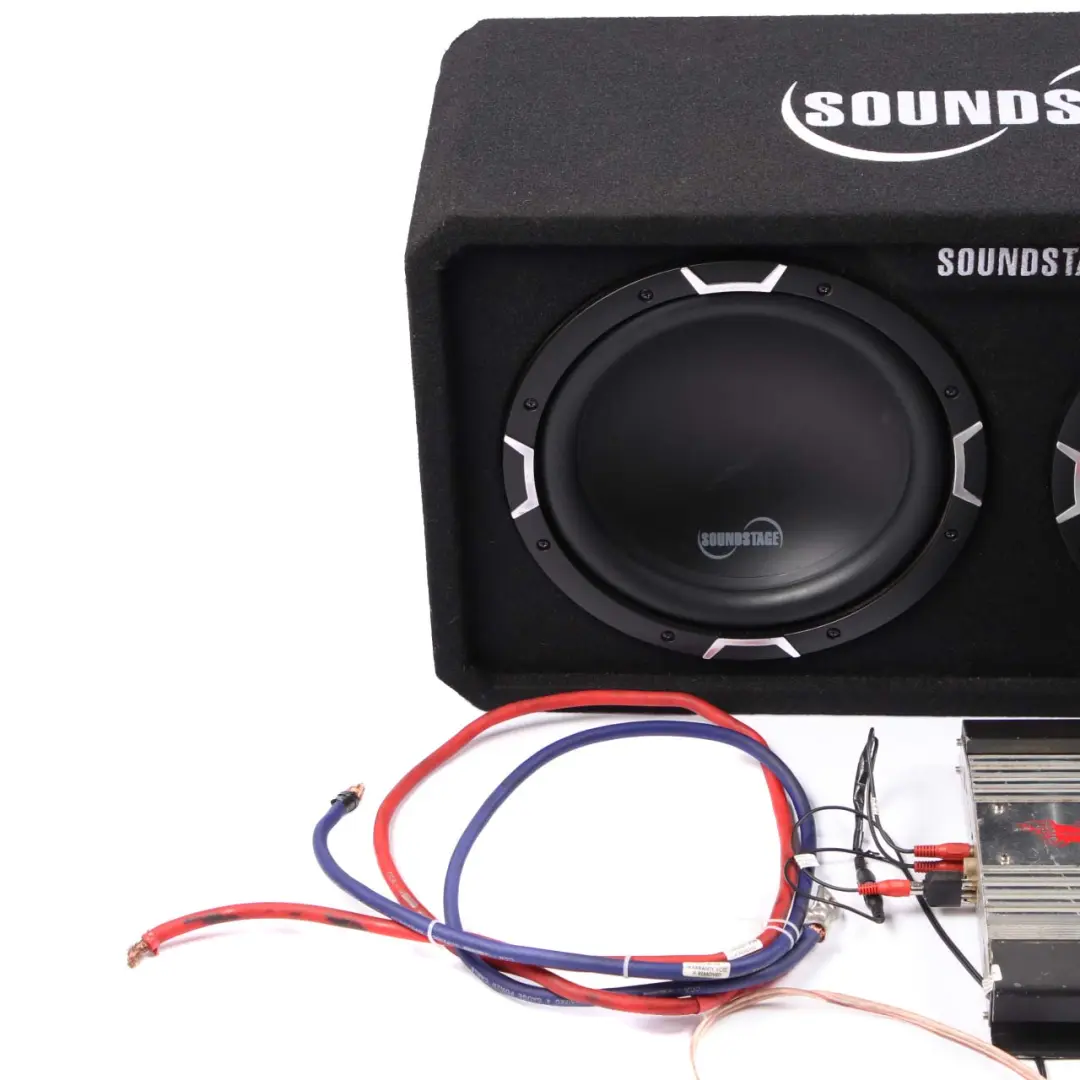 Soundstage Car Audio BA Series Enclosure Subwoofer Speaker Amplifier Box 600W