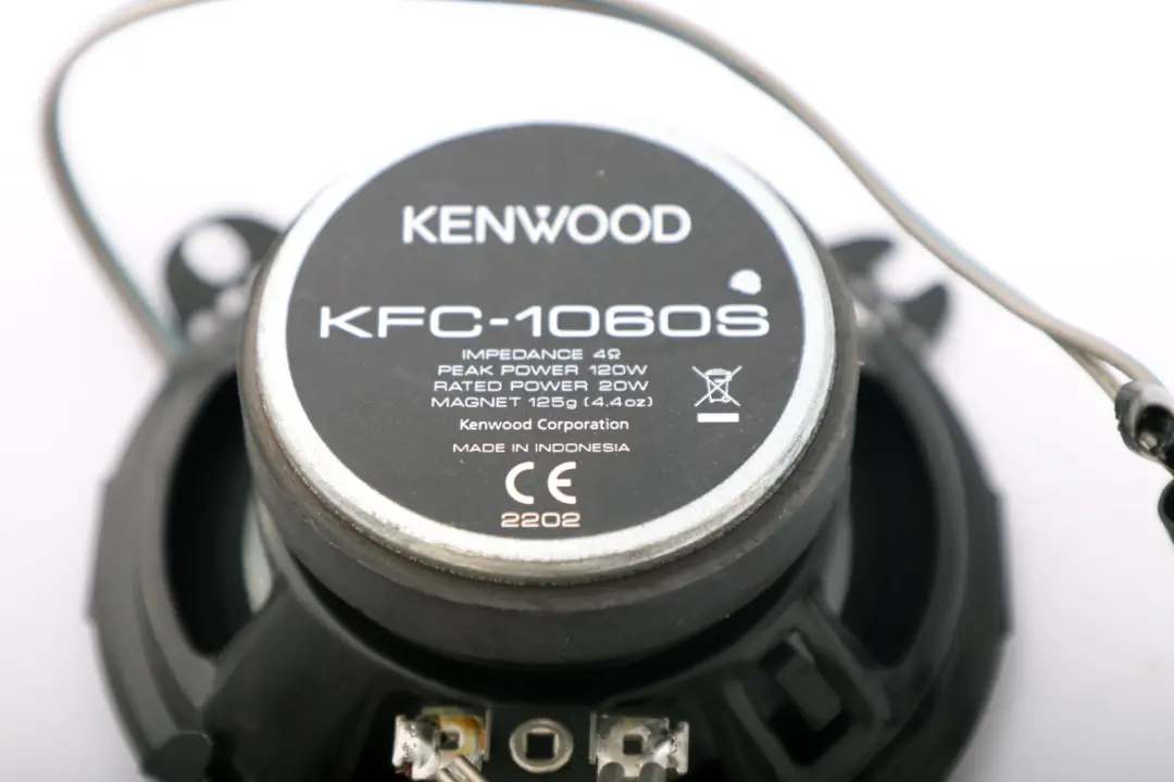 Genuine Kenwood Stereo Audio 2-Way Coaxial Speaker  - SKU KFC-1060S - Part number KFC-1060S