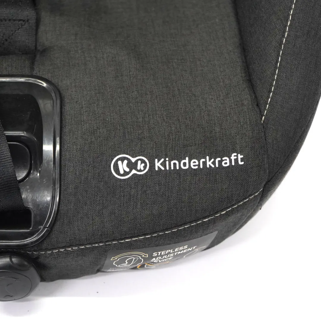 Original Kinderkraft Safety Fix Autositz 9-36 kg Normgruppe 1/2/3 Stoff Schwarz