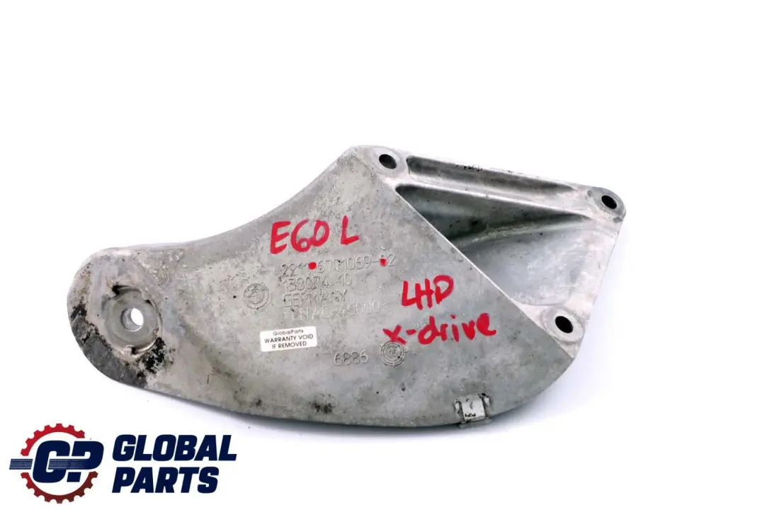 BMW 5 er E60 E61 525xd 530xd Motorhalterung Halter Motorträger Links 6771069