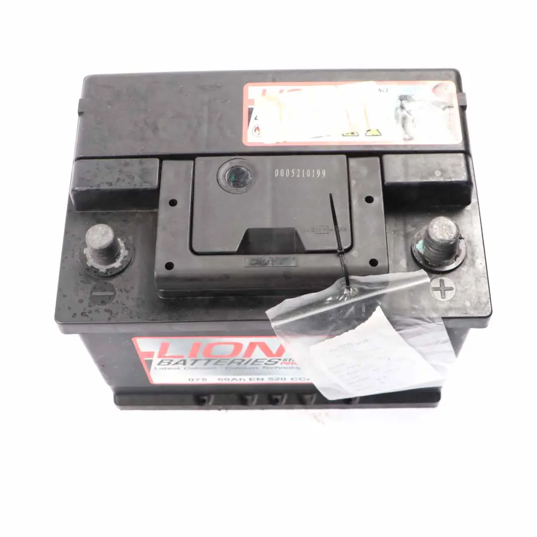 LION Calcium Accumulator Battery 60Ah 480A 12V