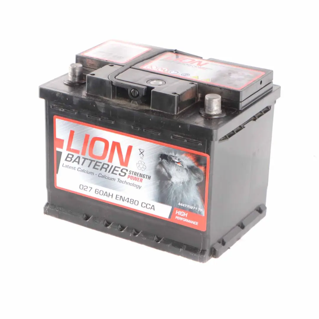 LION Calcium Accumulator Battery 60Ah 480A 12V