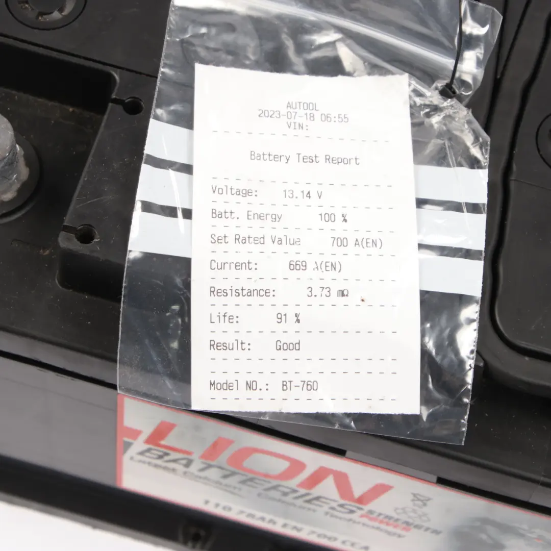 LION Calcium Accumulator Battery 78Ah 700A 12V