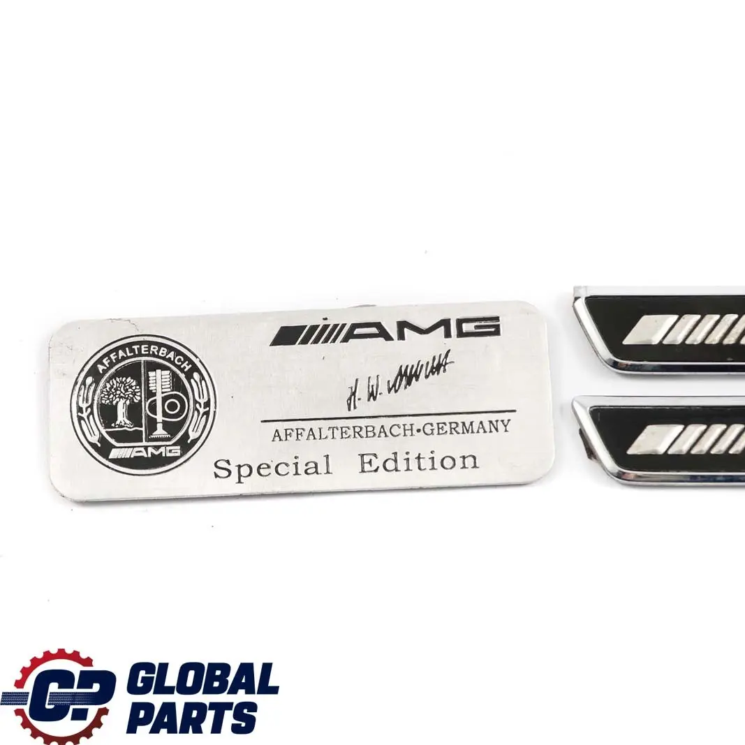 Mercedes-Benz AMG Emblems Engine Fenders Signature Set