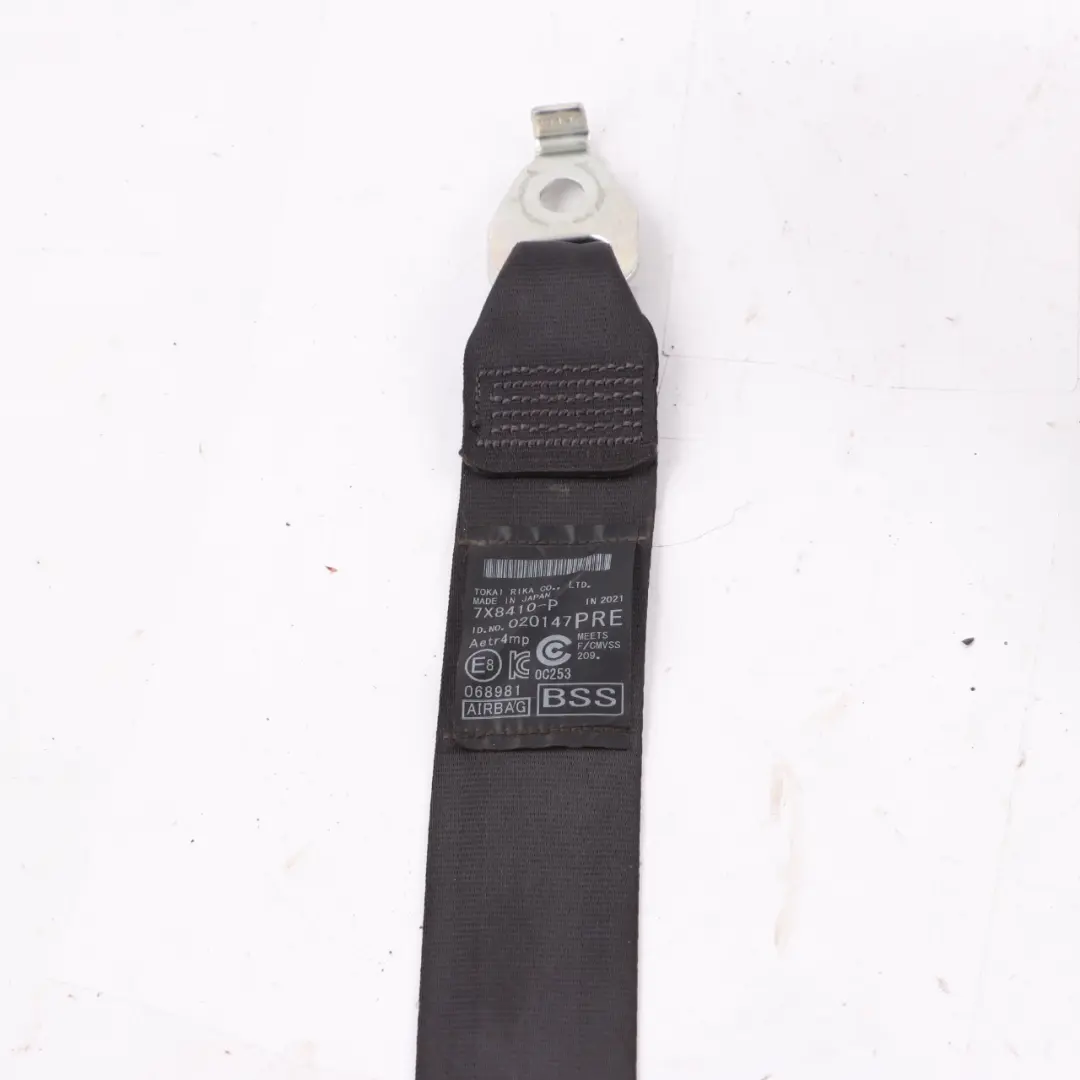 Lexus ES ZX10 Toyota Safety Belt Front Seat Belt Left N/S Side Black N088701