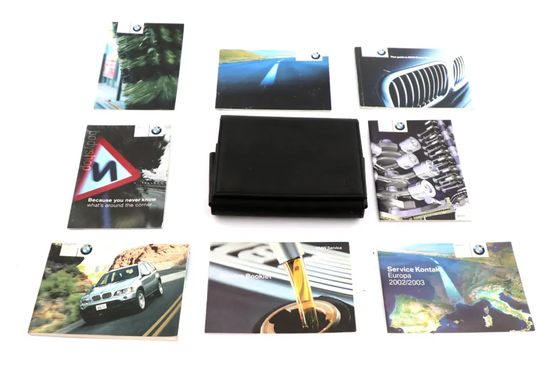BMW X5 Series E53 1 Service Booklet Owner's Handbook Case Pouch Wallet