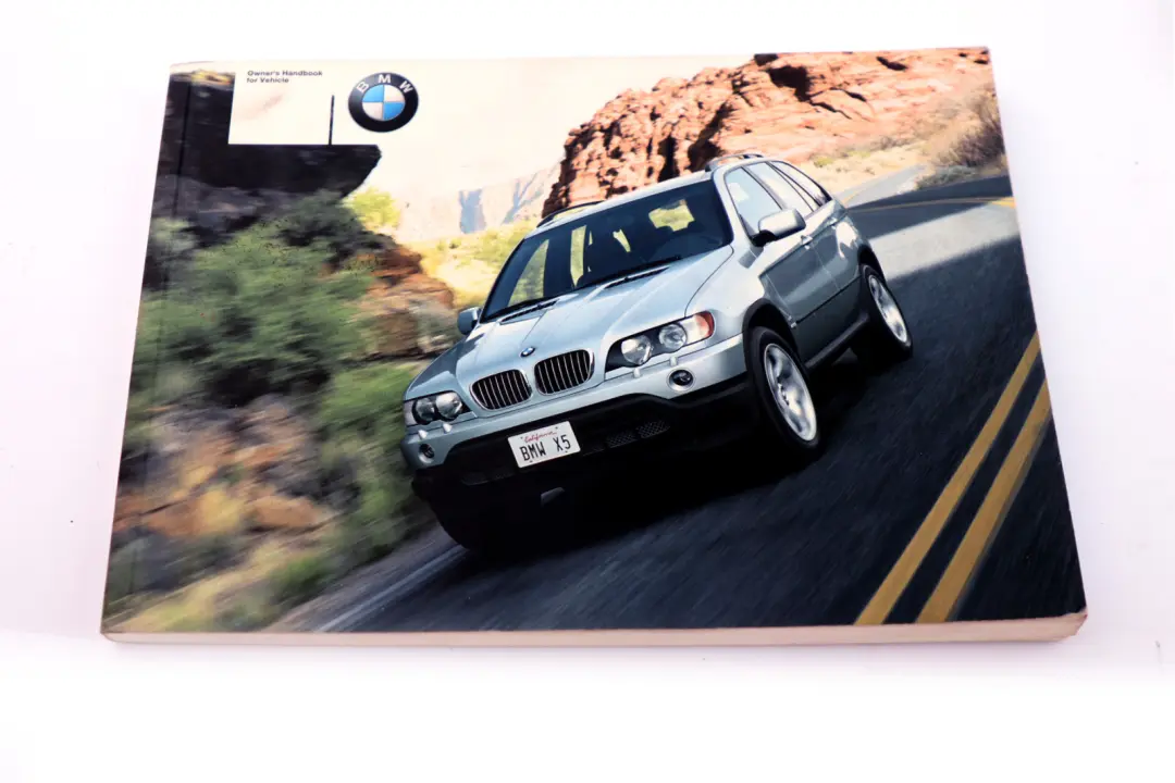 BMW X5 Series E53 1 Service Booklet Owner's Handbook Case Pouch Wallet