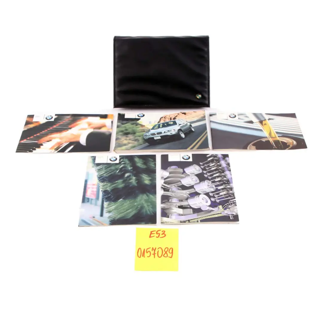BMW X5 E53 Service Booklet Owner's Handbook Case Pouch Wallet