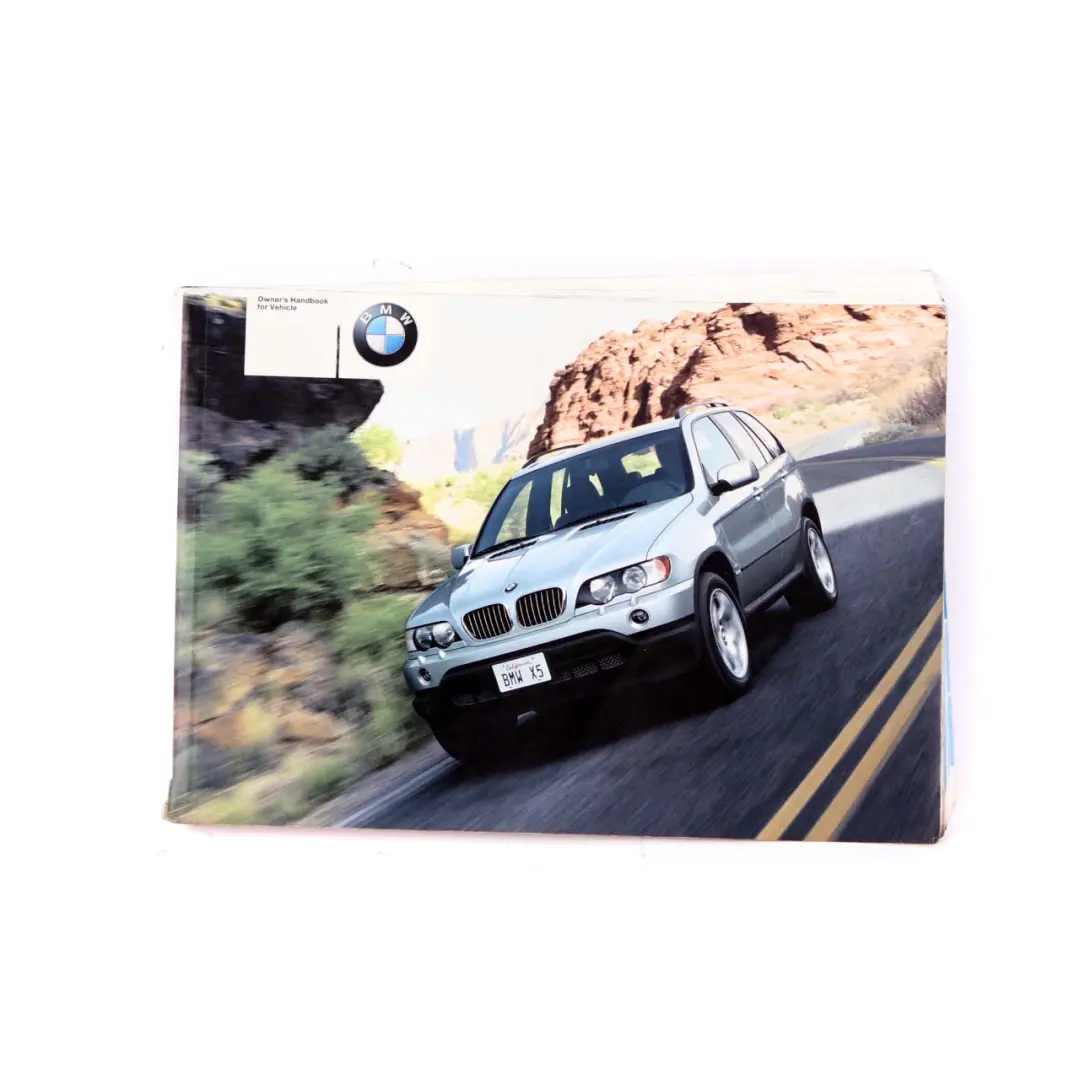 BMW X5 E53 Service Booklet Owner's Handbook Case Pouch Wallet