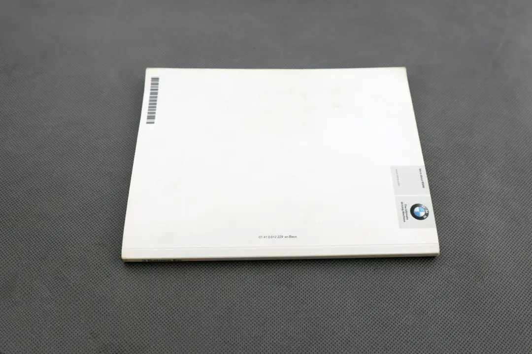 BMW 3 Series E90 Service Booklet Owner's Handbook Book 0012229