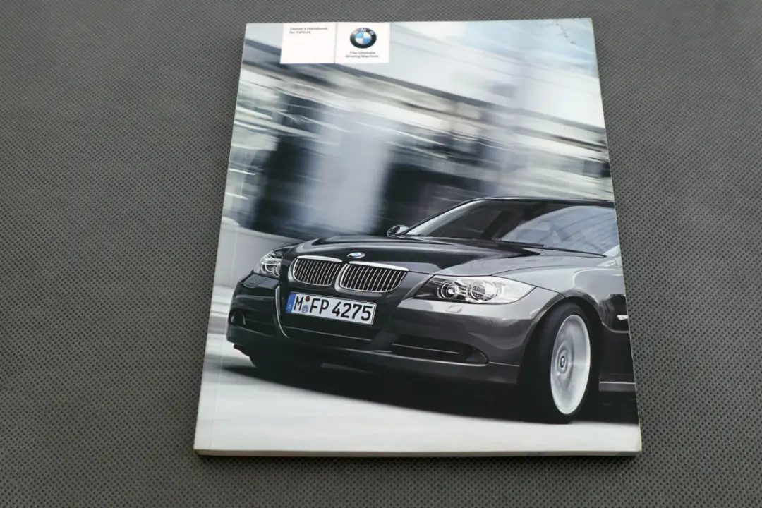 BMW 3 Series E90 Service Booklet Owner's Handbook Book 0012229