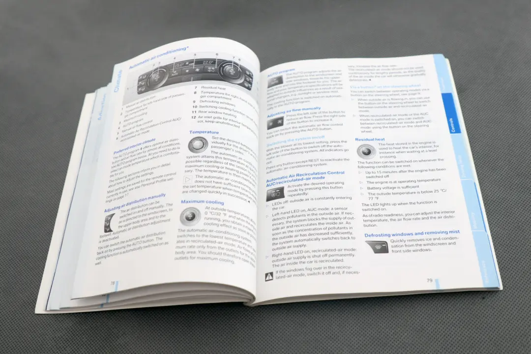 BMW 3 Series E90 Service Booklet Owner's Handbook Book 0012229