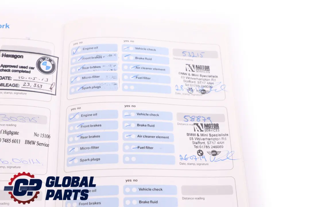 BMW 5 Series E60 E61 Service Booklet Owner's Handbook Books Set 0012257