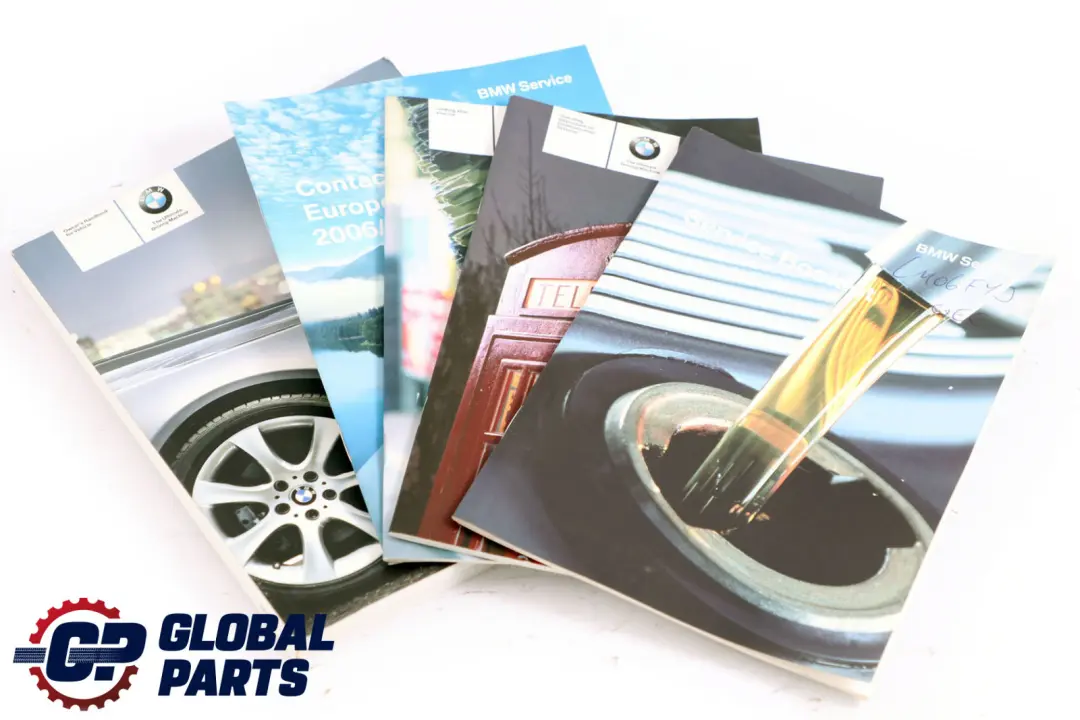 BMW 5 Series 2 E60 E61 Service Booklet Owner's Handbook Books Set Wallet Case