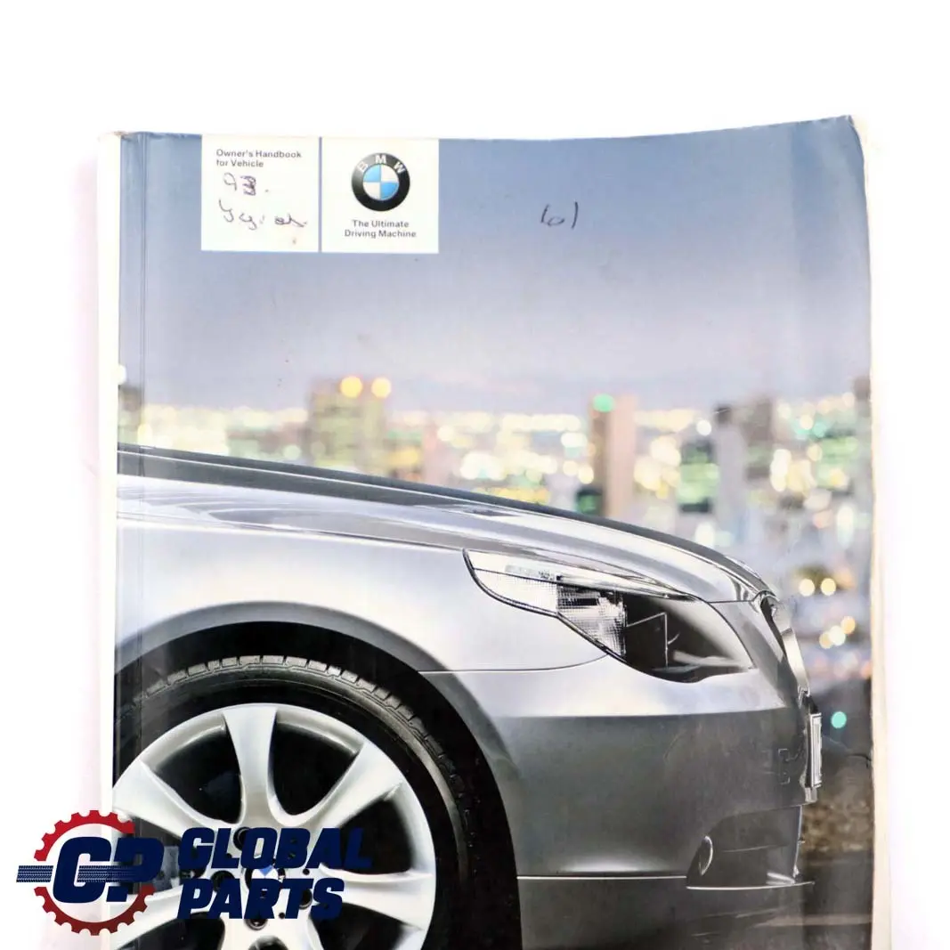 BMW 5 Series E60 E61 Service Booklet Owner's Handbook Book 0012781
