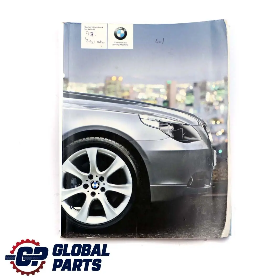 BMW 5 Series E60 E61 Service Booklet Owner's Handbook Book 0012781