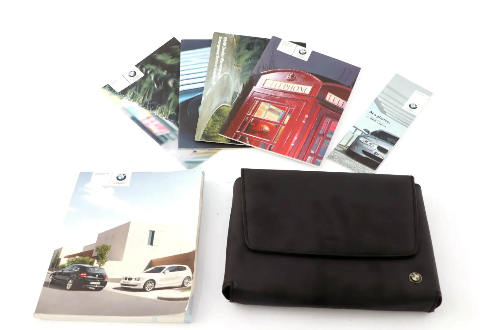 BMW 1 Series E81 E87 LCI Service Booklet Owner's Handbook Wallet Case Pouch