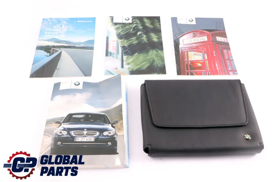 BMW 5 Series 1 E60 E61 LCI Service Booklet Owner's Handbook Books Set Case