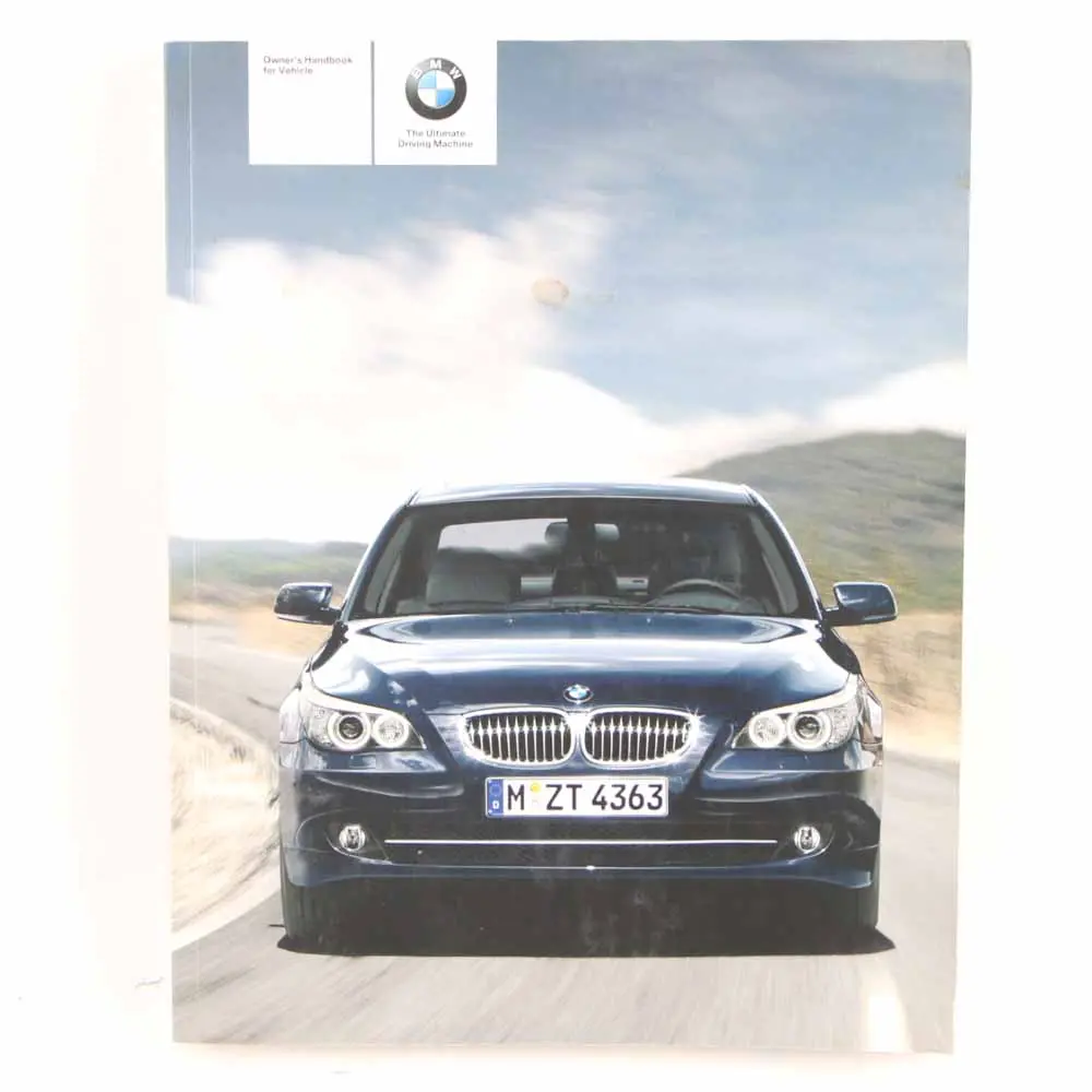 BMW E60 E61 LCI Service Booklet Owner's Handbook Books Set Case 0014024