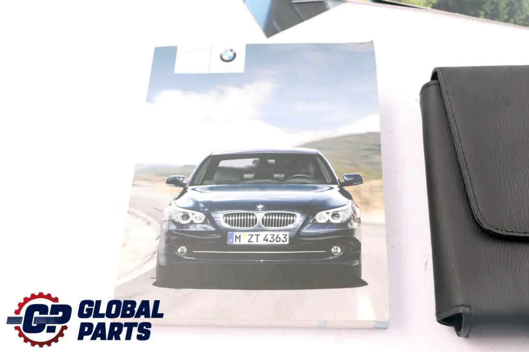 BMW 5 Series 3 E60 E61 LCI Service Booklet Owner's Handbook Books Set Case