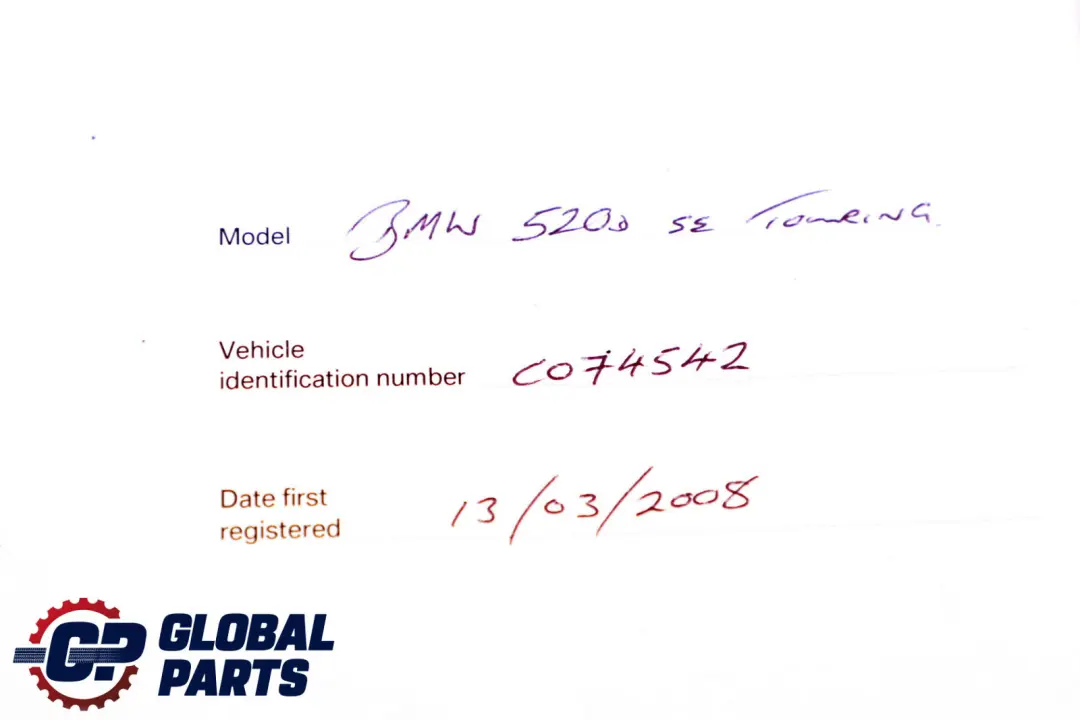 BMW 5 Series 3 E60 E61 LCI Service Booklet Owner's Handbook Books Set Case